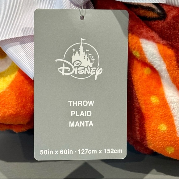 Disney Parks Lion King Hakuna Matata Throw Blanket w/ Simba Timon Pumbaa - Picture 3 of 3